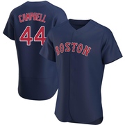 Navy Authentic Isaiah Campbell Men's Boston Red Sox Alternate Jersey