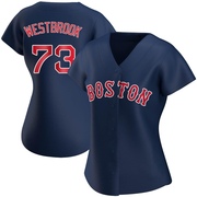 Navy Authentic Jamie Westbrook Women's Boston Red Sox Alternate Jersey