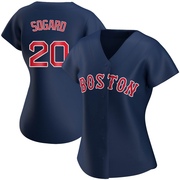 Navy Authentic Nick Sogard Women's Boston Red Sox Alternate Jersey