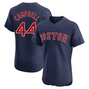 Navy Elite Isaiah Campbell Men's Boston Red Sox Alternate Jersey