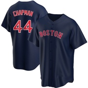 Navy Replica Aroldis Chapman Men's Boston Red Sox Alternate Jersey