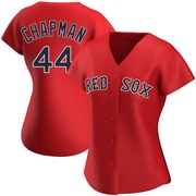 Red Authentic Aroldis Chapman Women's Boston Red Sox Alternate Jersey