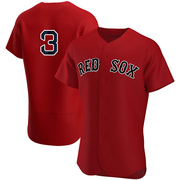 Red Authentic Babe Ruth Men's Boston Red Sox Alternate Team Jersey