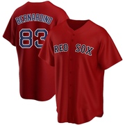 Red Replica Brennan Bernardino Youth Boston Red Sox Alternate Jersey