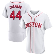 White Authentic Aroldis Chapman Men's Boston Red Sox 2021 Patriots' Day Jersey