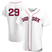 White Authentic Bobby Dalbec Men's Boston Red Sox Home Team Jersey