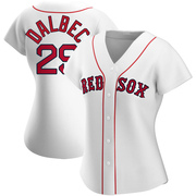 White Authentic Bobby Dalbec Women's Boston Red Sox Home Jersey