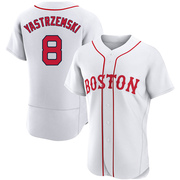 White Authentic Carl Yastrzemski Men's Boston Red Sox 2021 Patriots' Day Jersey