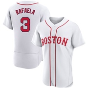 White Authentic Ceddanne Rafaela Men's Boston Red Sox 2021 Patriots' Day Jersey