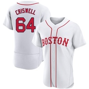 White Authentic Cooper Criswell Men's Boston Red Sox 2021 Patriots' Day Jersey