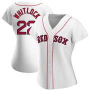 White Authentic Garrett Whitlock Women's Boston Red Sox Home Jersey