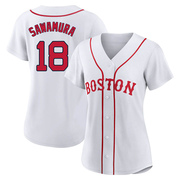 White Authentic Hirokazu Sawamura Women's Boston Red Sox 2021 Patriots' Day Jersey