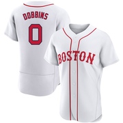 White Authentic Hunter Dobbins Men's Boston Red Sox 2021 Patriots' Day Jersey