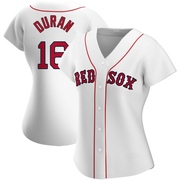 White Authentic Jarren Duran Women's Boston Red Sox Home Jersey