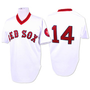 White Authentic Jim Rice Men's Boston Red Sox 1975 Throwback Jersey