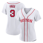 White Authentic Jimmie Foxx Women's Boston Red Sox 2021 Patriots' Day Jersey