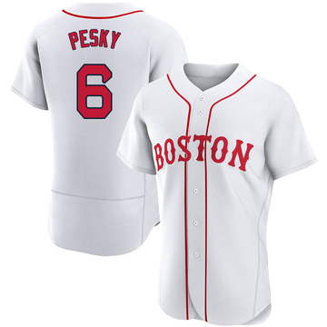 BOSTON RED SOX #6 JOHNNY PESKY STITCHED THROWBACK CREAM JERSEY NWT