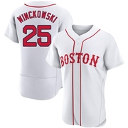 White Authentic Josh Winckowski Men's Boston Red Sox 2021 Patriots' Day Jersey