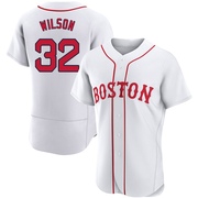 White Authentic Justin Wilson Men's Boston Red Sox 2021 Patriots' Day Jersey