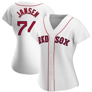 White Authentic Kenley Jansen Women's Boston Red Sox Home Jersey