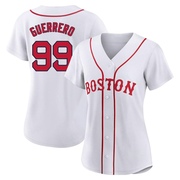 White Authentic Luis Guerrero Women's Boston Red Sox 2021 Patriots' Day Jersey