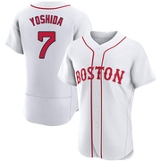 White Authentic Masataka Yoshida Men's Boston Red Sox 2021 Patriots' Day Jersey