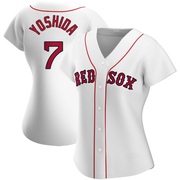 White Authentic Masataka Yoshida Women's Boston Red Sox Home Jersey