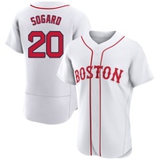 White Authentic Nick Sogard Men's Boston Red Sox 2021 Patriots' Day Jersey