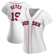 White Authentic Pablo Reyes Women's Boston Red Sox Home Jersey