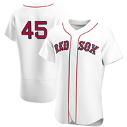 White Authentic Pedro Martinez Men's Boston Red Sox Home Team Jersey