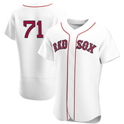 White Authentic Phillips Valdez Men's Boston Red Sox Home Team Jersey