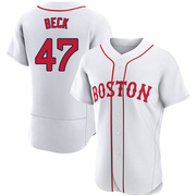 White Authentic Rod Beck Men's Boston Red Sox 2021 Patriots' Day Jersey