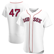 White Authentic Rod Beck Men's Boston Red Sox Home Team Jersey