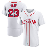 White Authentic Travis Shaw Men's Boston Red Sox 2021 Patriots' Day Jersey