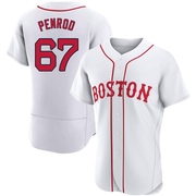 White Authentic Zach Penrod Men's Boston Red Sox 2021 Patriots' Day Jersey