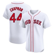 White Elite Aroldis Chapman Men's Boston Red Sox Home Jersey