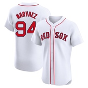 White Elite Carlos Narvaez Men's Boston Red Sox Home Jersey