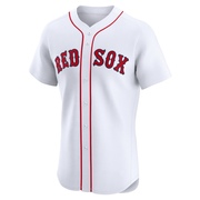 White Elite David Hamilton Men's Boston Red Sox Home Jersey