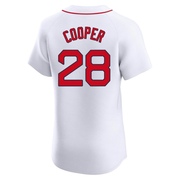 White Elite Garrett Cooper Men's Boston Red Sox Home Jersey