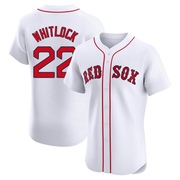 White Elite Garrett Whitlock Men's Boston Red Sox Home Patch Jersey