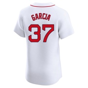 White Elite Jhostynxon Garcia Men's Boston Red Sox Home Jersey