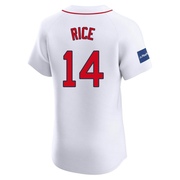 White Elite Jim Rice Men's Boston Red Sox Home Patch Jersey