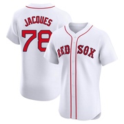 White Elite Joe Jacques Men's Boston Red Sox Home Jersey