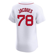 White Elite Joe Jacques Men's Boston Red Sox Home Jersey