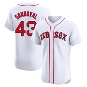 White Elite Patrick Sandoval Men's Boston Red Sox Home Jersey