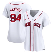 White Limited Carlos Narvaez Women's Boston Red Sox Home Jersey