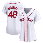 White Limited Chase Anderson Women's Boston Red Sox Home Jersey