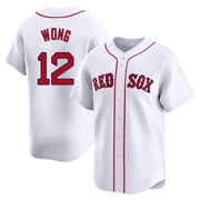 White Limited Connor Wong Youth Boston Red Sox Home Jersey