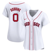 White Limited Hunter Dobbins Women's Boston Red Sox Home Jersey