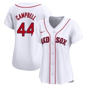 White Limited Isaiah Campbell Women's Boston Red Sox Home Jersey